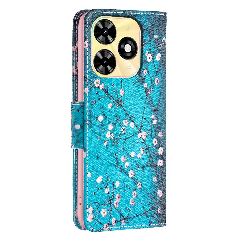 For Infinix Smart 8 4G Pattern Leather Flip Phone Case Wallet Cover