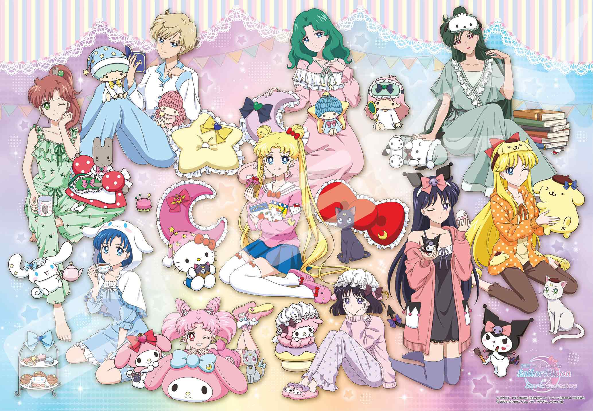 ENSKY Jigsaw Puzzle Series x Sanrio Characters Party Night 1000 Piece Sailor Moon (1000T-369)