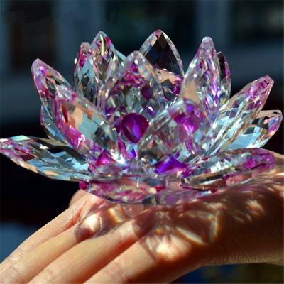 Unique Crystal Lotus Wedding Gifts With Exquisite Workmanship Crystal Lotus Flower Flower Crafts
