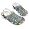 Cute Printed EVA Clogs for Women Men Flexible Lightweight Slip On Casual Shoes Soft Sole Summer Sandals Outdoor Indoor Daily Wear