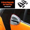 LHD Glossy Black Exterior Door Bowl Trim Cover For Benz Smart Fortwo 451 2009-15