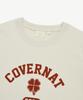 COVERNAT WOMAN Clover Graphic T-Shirt Ecru