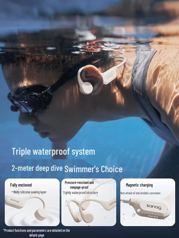 SANAG B60SProMax Bone Conduction Swimming & Sport Headphones