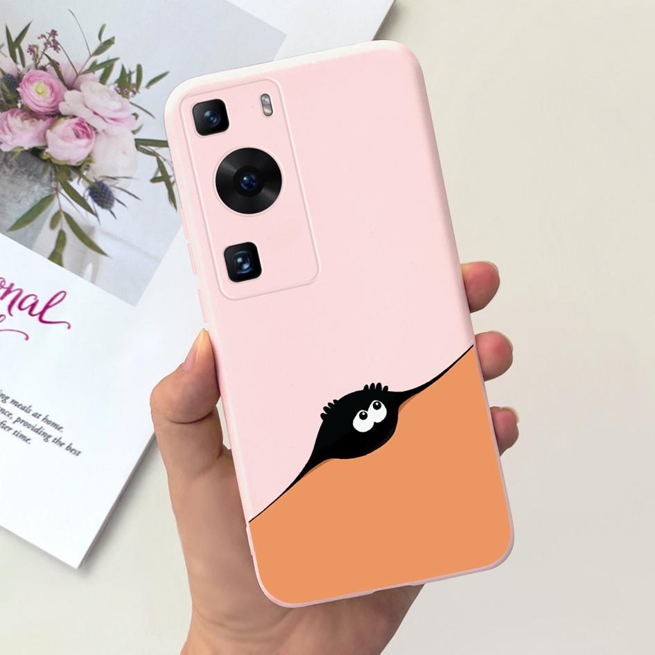 Für Huawei P60 Hülle Für Huawei P60 Pro Cover Mode Blume Weiches Silikon Handyhülle Für Huawei P60 Art Hülle P 60 P60Pro Fundas