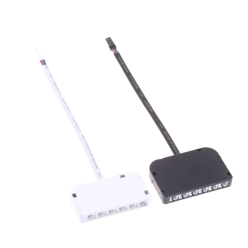 1Pc LED Strip Light Power Junction Box - 6/10 Port Quick Connector, Male Plug Hub Splitter Cable Terminal Tool Supplies
