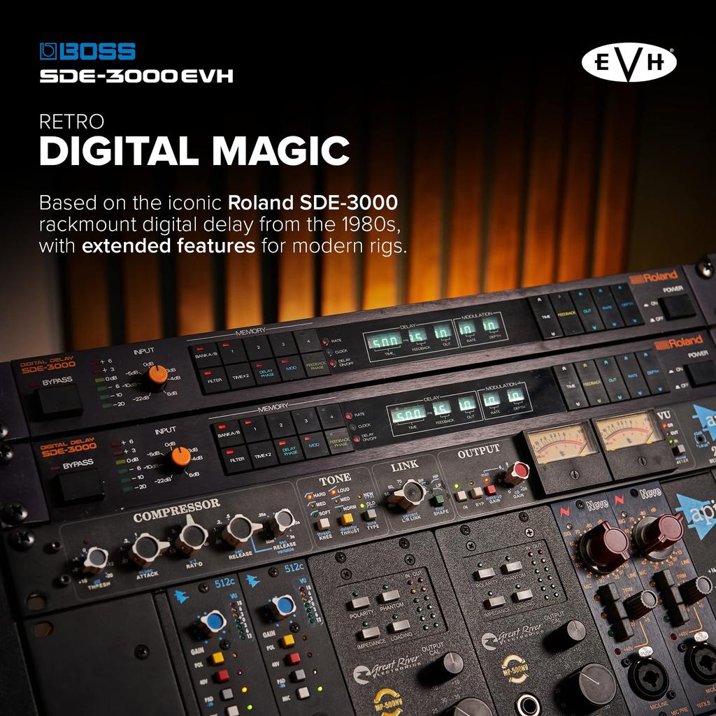 BOSSSDE-3000EVH Dual Digital Delay Delay SDE3000EVH BOSS BOSS EVH Eddie Van Halen