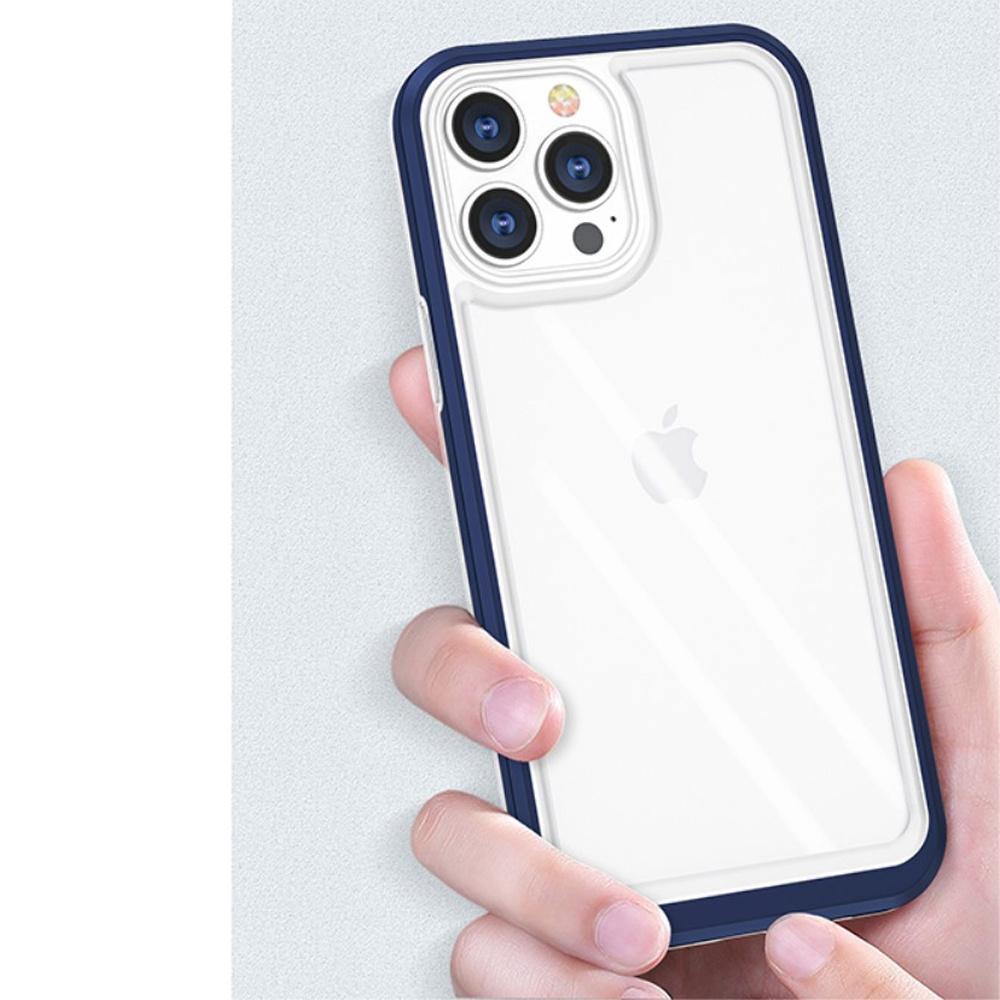 ERBORD case for iPhone 13 Pro, Hybrid Frame, Navy Blue