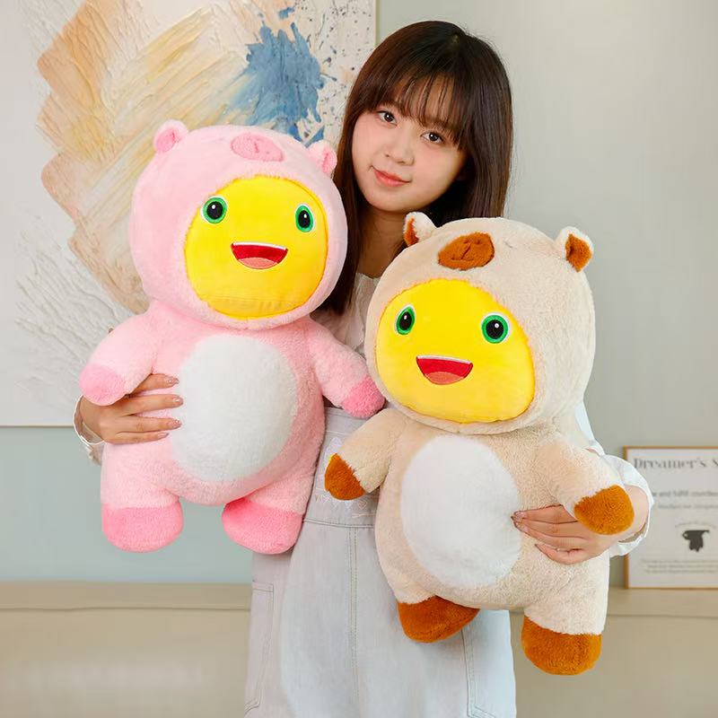 38/50cm New Simulation Chubby Milk Dragon Doll Stuffed Plush Toy Cartoon Anime Cute Pillow Children's Birthday Gift Fun Doll