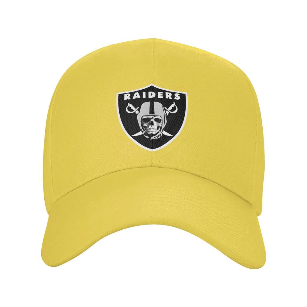 Raider Skull Logo Baseball Caps Vintage  Trucker Hat For Unisex Women Adjustable Casual Headwear