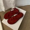 Dongdaemun, South Korea~ Hemp Rope Woven Toe Sandals Women's 2025 New Versatile Velcro Herringbone Cool Slippers