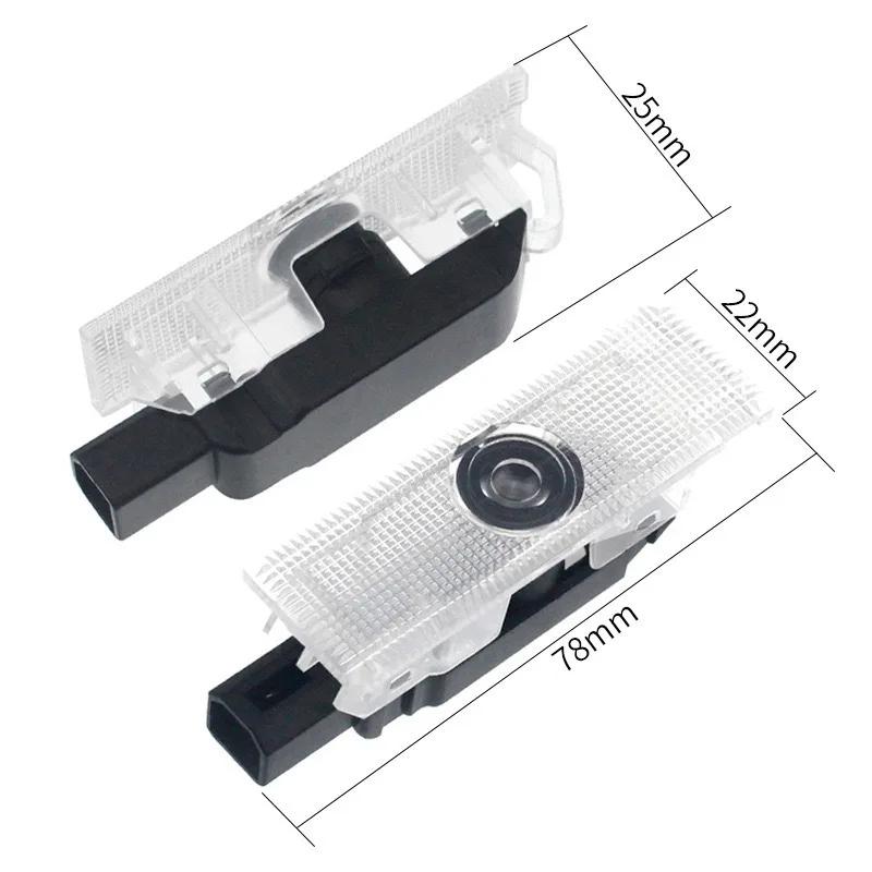 CYYPT1 Car LED Welcome Door Lights Emblem Accessory For Alfa Romeo 156 159 147 4C 8C 166 Giulia Giulietta Mito Stelvio Spider GT Tonale