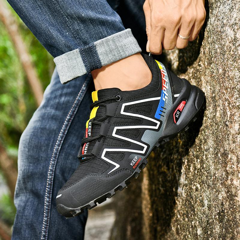 2025 מידה גדולה נעלי טיפוס לגברים נעלי ספורט טרקינג חיצוניות מונעות החלקה אופנתיות נוחות