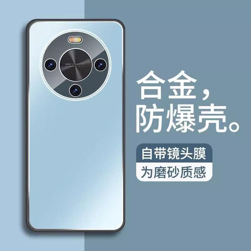 Applicable To Huawei Enjoy 11X Vitality Edition Mobile Phone Case Metal Matte Ring Bracket with Lens Film All-inclusive Anti-drop