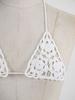 Women Floral Handmade Crochet Lingerie Suit Hollow Out Bikini Set Beach Two-Piece Micro Swimsuit Sunbathing Swimwear