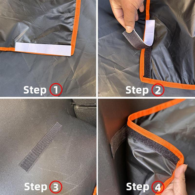 Universal Car Cargo Liner Car Pet Waterproof Anti-fouling Rear Seat Cover SUV Removable Washable Interior Isolated Cargo Liner