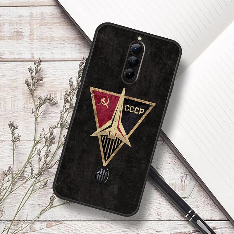 Red Soviet Union USSR Flag Case For ZTE Nubia Red Magic 11 10S 9S 8S 8 9 10 Pro Plus 6 7 6S 7S RedMagic 10 Air Cover