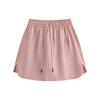 Split-ended sports five-point culottes women's spring and summer new high-waisted casual middle pants loose ice silk wide-leg shorts