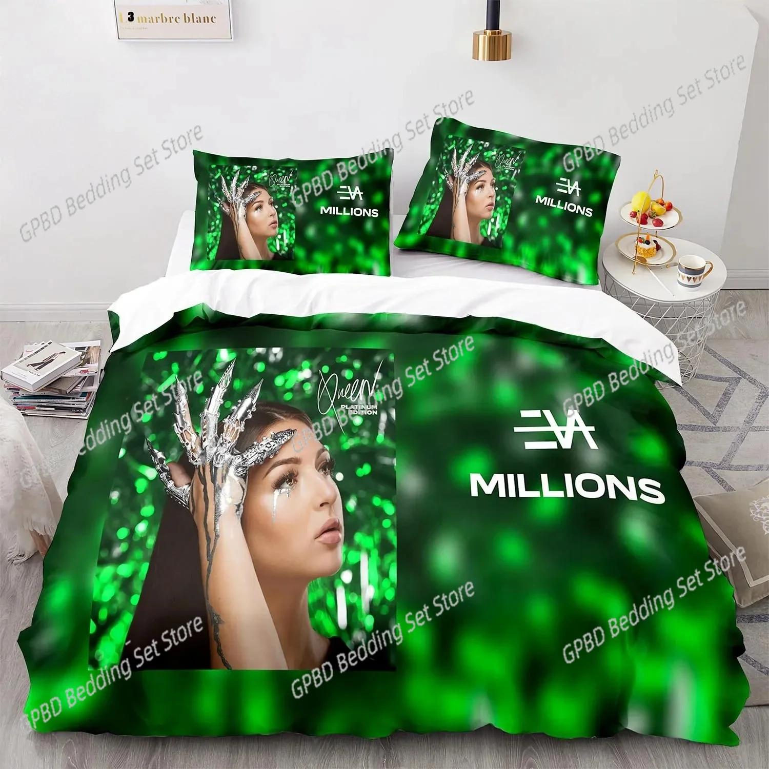 

3D Printed Eva Bedding Set For Bedroom Soft Modern Bedspreads Comefortable Kids Duvet Cover Quilt Cover And Pillowcase EU Single(135*200cm)3pcs