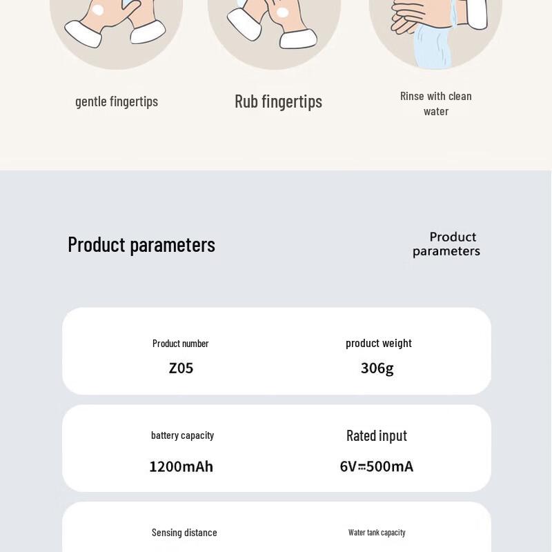 G LUXOME Giraffe Smart Sensor Automatic Soap Dispenser CN Plug (adapter Included)