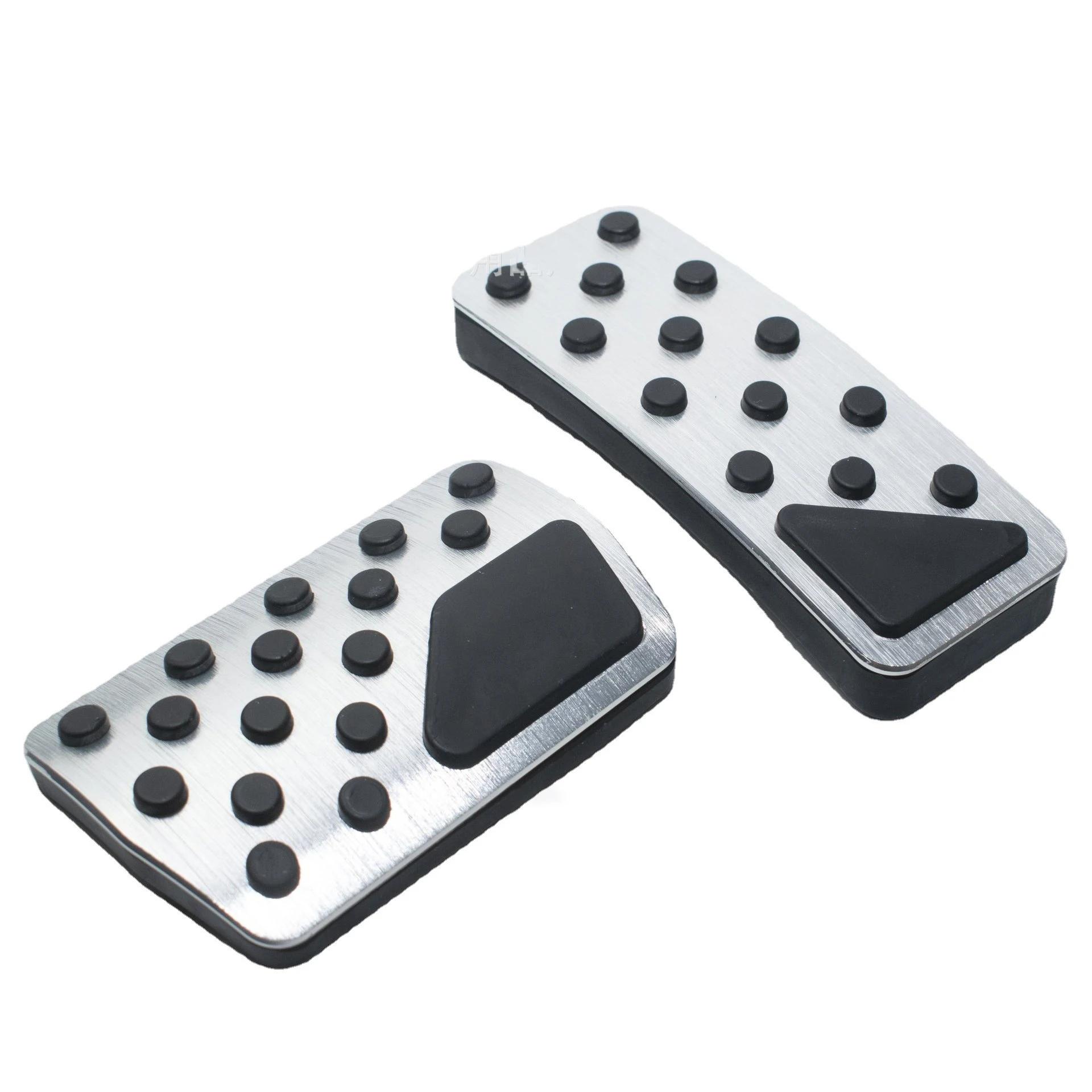 

Для Jeep Grand Cherokee WK 2 2011~2024 автомобильные педали из нержавеющей стали накладки на топливный тормоз нескользящие без сверления литые крышки детали