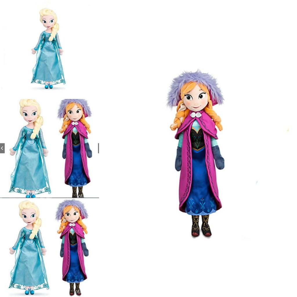 Timeless Design 2018 Disney Frozen Fever Elsa And Anna Plush Dolls Ideal For All Ages