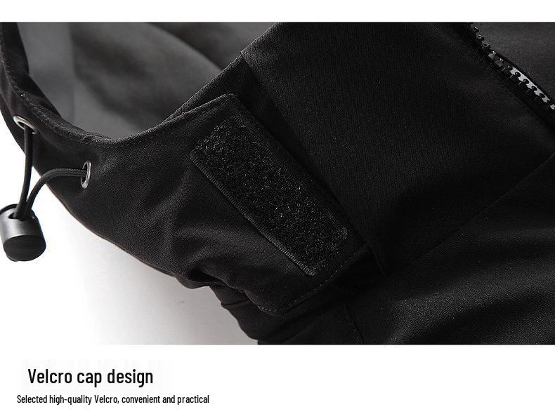 Heated Fleece-Lined Windbreaker for Men & Women - USB Charging, Warm Outdoor Mountaineering Jacket