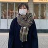 Green Plaid Scarf for Women in Autumn and Winter Retro All Match Imitation Cashmere Korean Style Warm Student Long Scarf Shawl Trendy