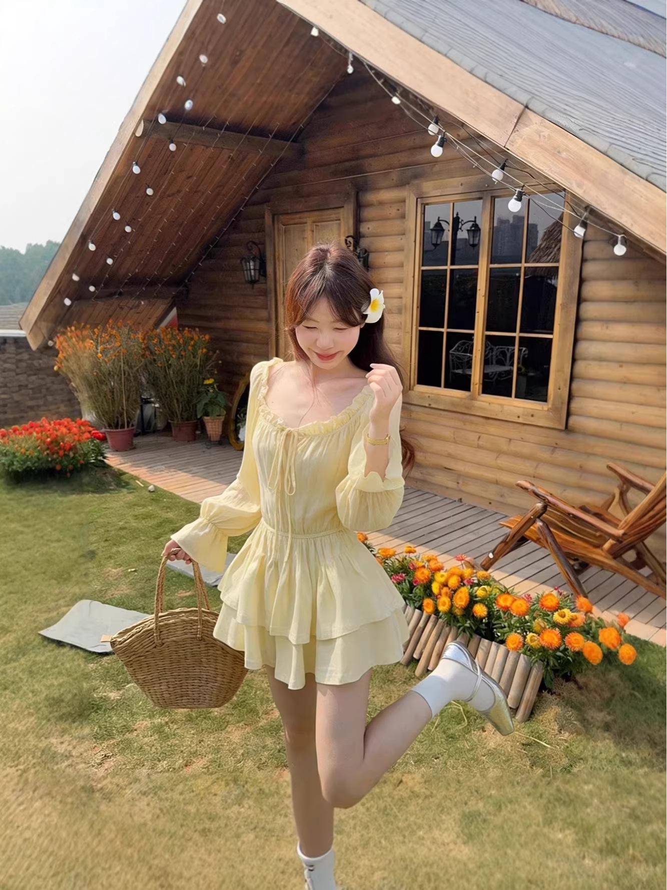

2026 French-Style Women s Irregular Shirt Dress - Elegant, Unique, and Beautiful Summer Attire L