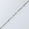 4℃ 1P Diamond Necklace K18 White Gold/diamond 1.5g Women Used