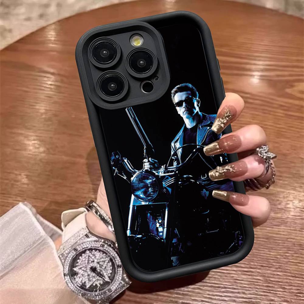 Sci-Fi Film The T-Terminator Handyhülle Für IPhone 17 16 15 14 13 12 11 Pro Max Silikon Rückseite