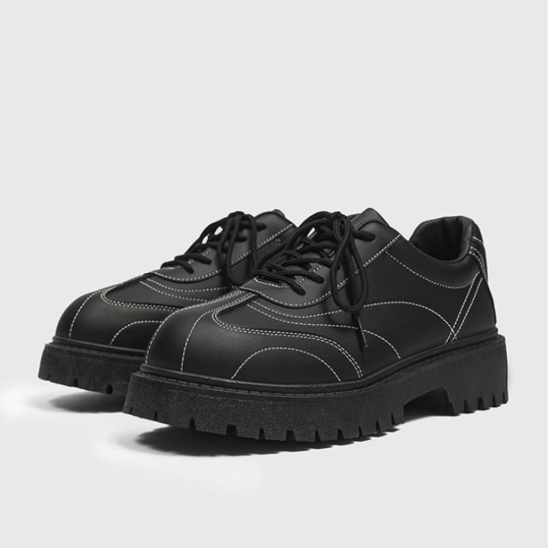 Thick Sole Men Shoes Jogging Casual Sneakers Male Fashion Sewing Walking Platform Shoe Breathable Running Sneaker Trainers 2024