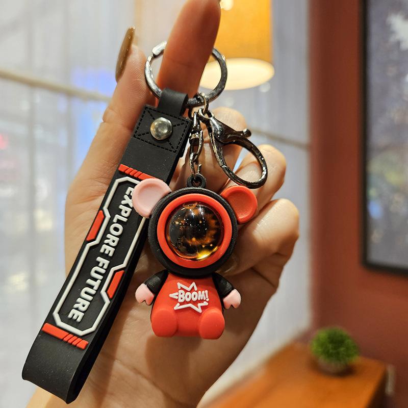 Reise zum Sternenhimmel Hase Astronaut Schlüsselanhänger Kreativer Auto-Schlüsselanhänger Anhänger Paar Geschenk Puppe Taschenanhänger