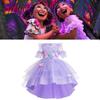 Incantevole Vestito da Principessa Casa Magica con Chiffon a Pois