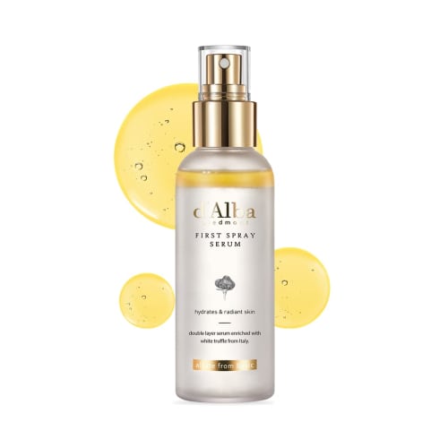 

d Alba White Truffle First Spray Serum 100ml Official Mist Lotion Refreshing Moisturizing Serum Essence Elasticity Pore Lotion Mist Spray Dry Skin Veg