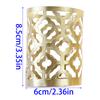 1PC Iron Elegant Candle Stand Hollow Candlestick Holder Gold Pillar Candle Holder Wedding Party Table Ornaments Home Decor Gift