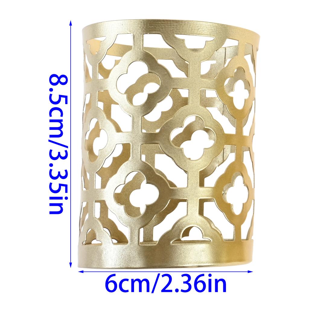 1PC Iron Elegant Candle Stand Hollow Candlestick Holder Gold Pillar Candle Holder Wedding Party Table Ornaments Home Decor Gift