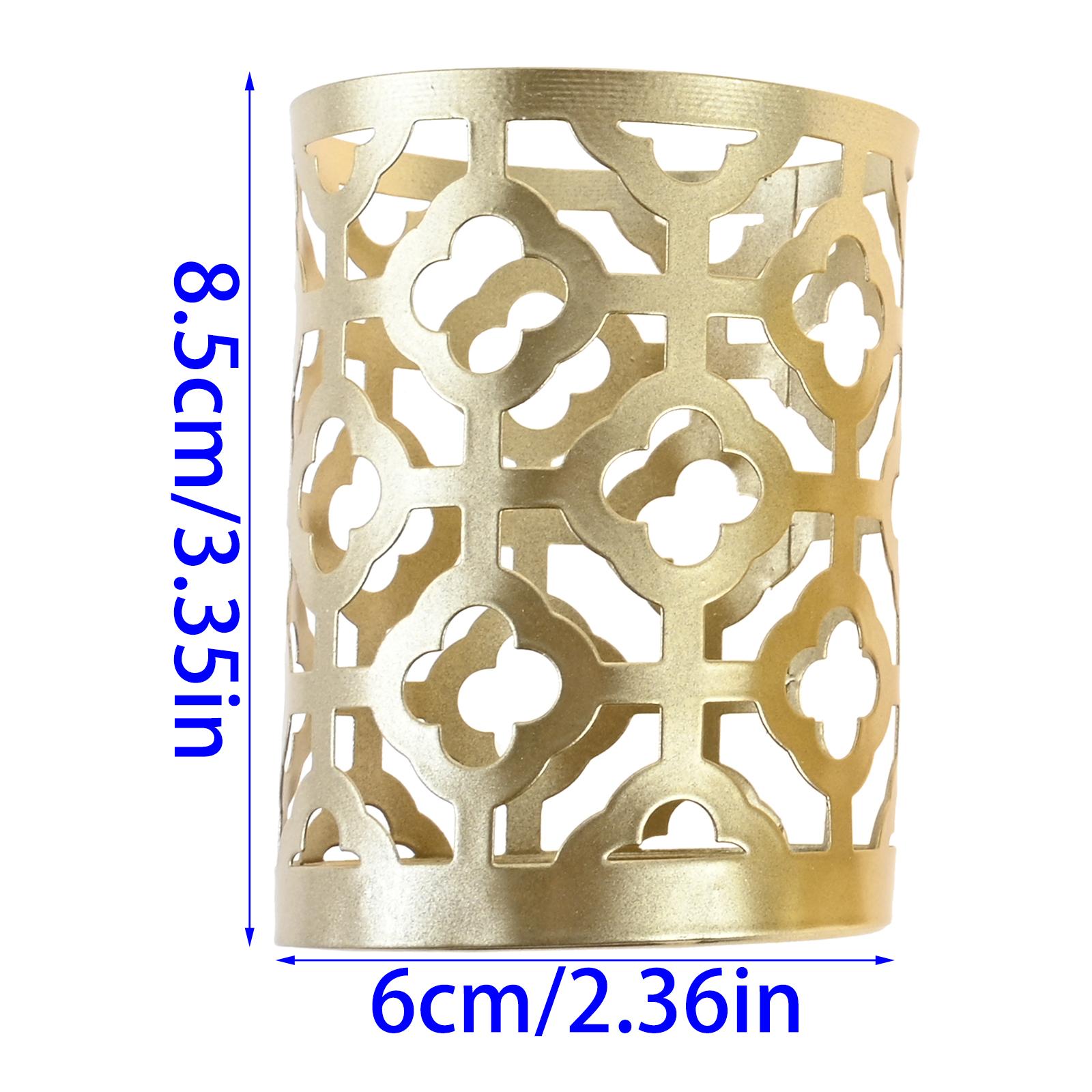

1PC Iron Elegant Candle Stand Hollow Candlestick Holder Gold Pillar Candle Holder Wedding Party Table Ornaments Home Decor Gift