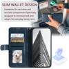 For OnePlus 15R 5G Case 6 Card Slots PU Leather Anti-Fall Phone Cover with Wrist Strap