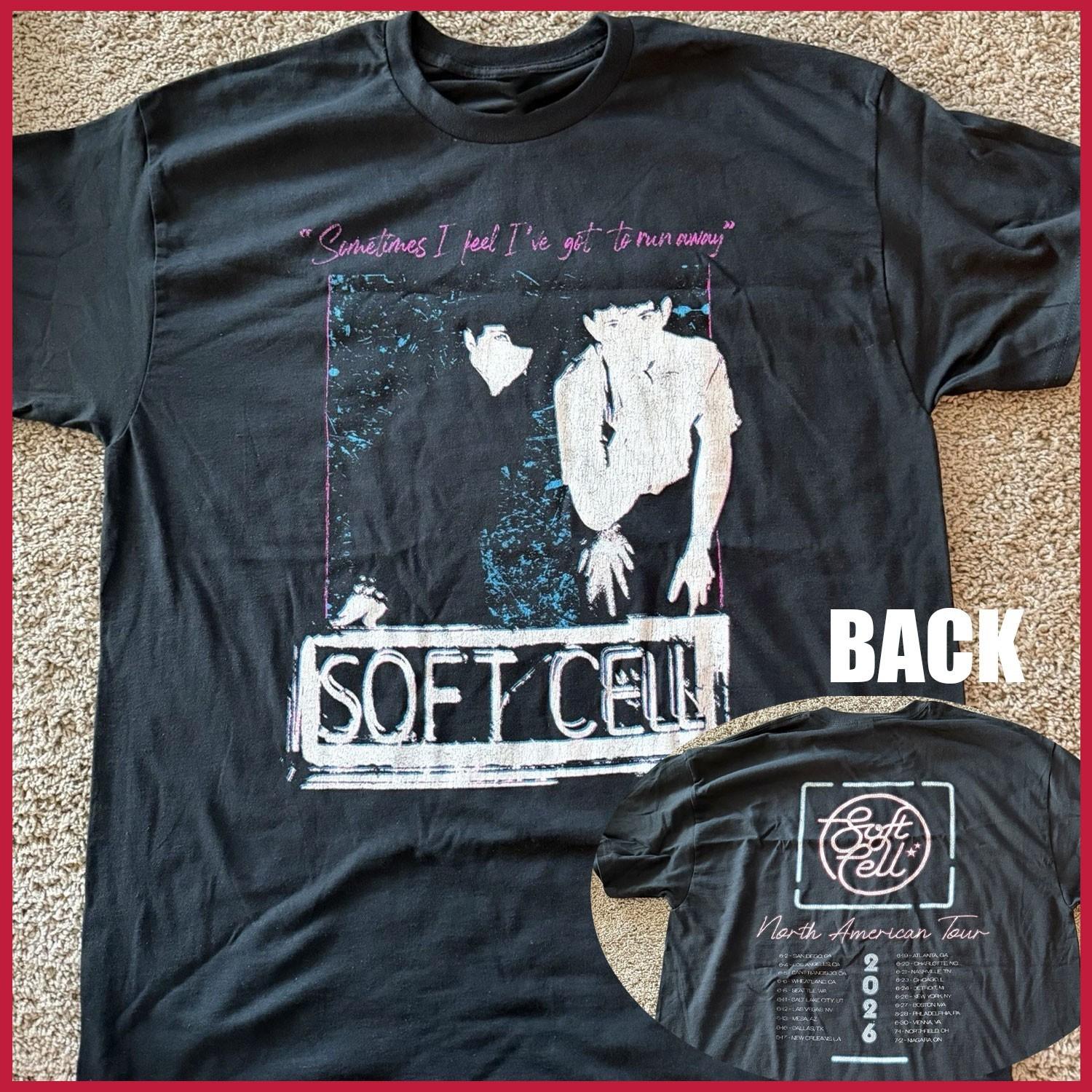 HOT - Soft Cell Band Merch 2026 Generations USA Tour Shirt Reprint Gildan XXXL