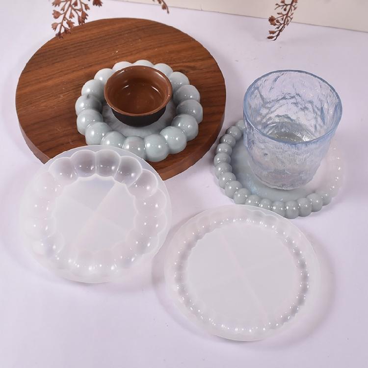 Coaster Molds for Epoxy Resin,Bubble Coaster Mould for Resin Casting Molds for Cup Mat,Candle Holder,Home Decoration