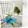 POPETPOP Rope Birds Accessories Cage Triangle Bird Perch Climb The Stairs Toy Parrot Bird Cage Hammock Bird Perch Small Parrot Product Striped Bass