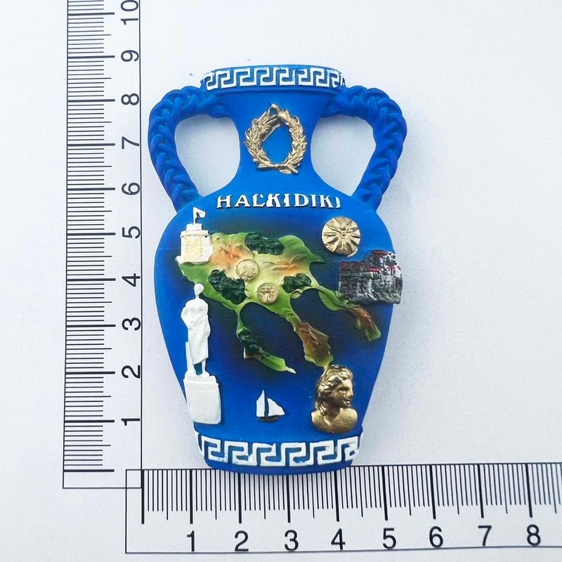 

Greece Aegean Sea Travelling Fridge Magnets Halkidiki Peninsula Tourism Souvenirs Fridge Stickers Home Decor Wedding Gifts