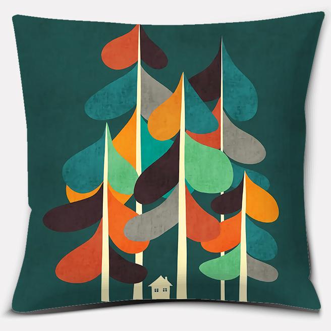 Colorful Abstract Series Pillowcase Home Office Decoration Pillow Bedroom Sofa Car Cushion Cover