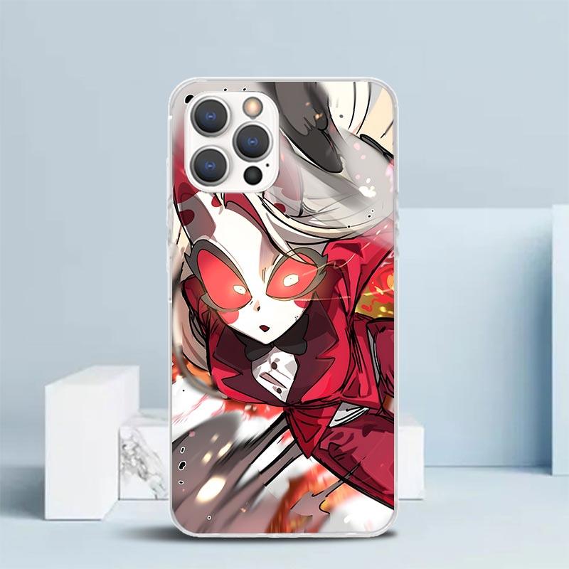 H-Hazbin H-Hotel Angel Dust Soft Cover for iPhone 16 17 Air 15 14 Pro Max 16E Phone Case 13 Mini 12 11 7 SE 8 Print Pattern Fit
