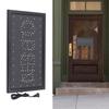 Letrero LED Abierto Cerrado Neón, Letrero para Colgar en Ventana/Puerta de Negocio con Cadena, Decoración Iluminada para Fachada de Tienda 48x25cm, Señalización de Tienda