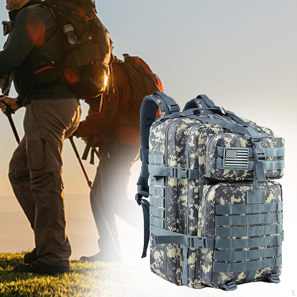 Wanderrucksack 50L Reise für Männer Mehrzweck Großer Outdoor Tagesrucksack Camping Rucksack