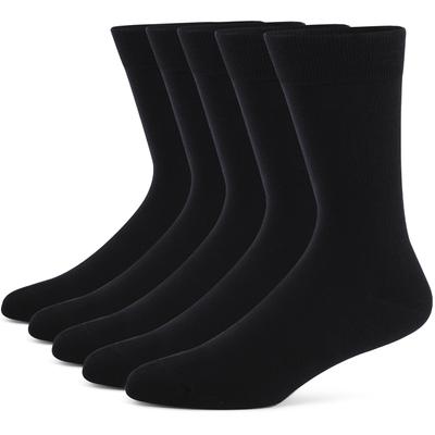 5 Paar Herren Socken gestreift Übergröße Hohe Qualität gekämmte Baumwolle Kniestrümpfe Schwarz Kühl Atmungsaktiv Freizeit Socken für Herren
