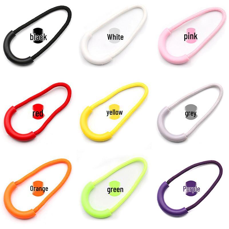 Detachable Zipper Pulls: Tail Ropes, Drawstrings, Buckle Pendants for Clothing & Backpacks