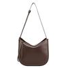Neue Tote Bag fauler Stil Damen Ledertasche bequem weiches Rindsleder große Kapazität minimalistisch Pendler Schulter Messenger Bag