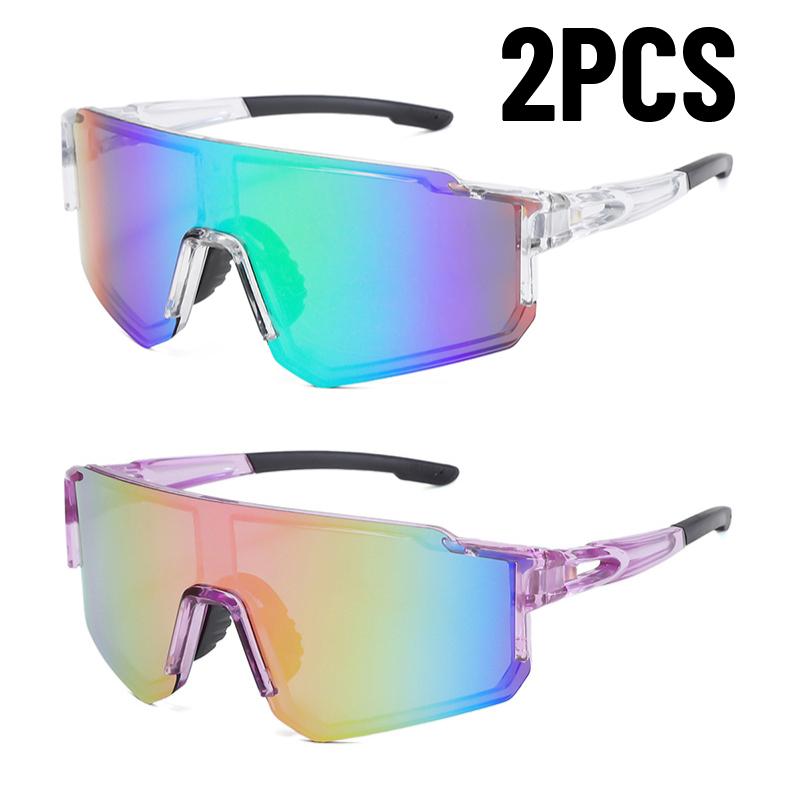 1/2PCS Outdoor MTB Driving Glasses Cycling Sunglasses UV400 Women Sports Running Eyewear Men Road Bicycle Glasses Bike Goggles